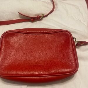 Il Bisonte red crossbody